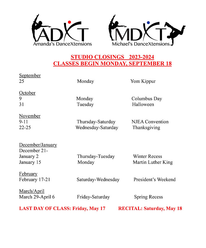 Studio Calendar dancextensions